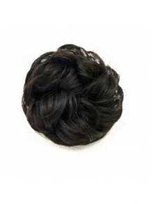 1 Stück Haar-Extensions mit lockiger Welle für unordentlichen Dutt, synthetische Dutt Perücken für Frauen, Haargummis, Haarbänder, Haargummis, Haargummis, Haarseil, Haargummi