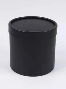 1pc Flower Packaging Round Box, Valentine's Day Luxury Paper Box With Lid, Gift Box, DIY Decoration Jewelry Storage Accessories For Weddings, Valentine's Day, Birthdays, Mother's Day, Christmas, Halloween