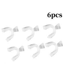 6 PIEZAS/4 PIEZAS/2 PIEZAS Protectores bucales deportivos, Protector bucal antirronquidos para detener el ronquido, Protector bucal para apnea, Protector bucal para bruxismo, Ayuda para dormir, Protector dental para detener el rechinamiento de dientes - Multicolor - Ver 14