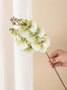 1/3/6pcs 60cm Faux Phalaenopsis Orchid Stems, Flexible And Lifelike, Home Decor Centerpiece Artificial Orchid Flower