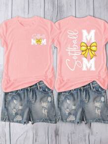 Women's Casual Fitted Regular Short Sleeve T-Shirt