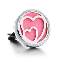 1pc Refillable Car Air Freshener Perfume Diffuser Clip, Auto Air Vent Car Interior Accessories, Car Aromatherapy Diffuser With 10pcs Pads - 30MM - View 29