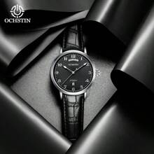 OCHSTIN Herren Uhr Automatikuhr für Herren, luxuriöse königliche Geschäfts Mechanik Sport Männer Uhr mit automatischem Datum und Tag, Lederarmband