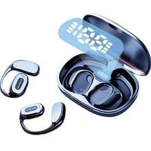 H'maston RS45 Fones de ouvido esportivos sem fio sem fio Bluetooth 5.3 com display de energia LED