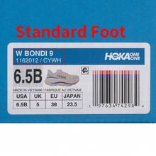 Hoka Women's Bondi 9 Low-Top Casual Sneakers, Lightweight And Comfortable Sports Shoes/Standard Foot Type, 1162012-CYWH