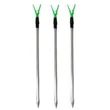 12pcs/Set: 6 Adjustable Aluminum Alloy Telescopic Fishing Rod Holder Racks & 6 Loud Dual Alert Fishing Bite Alarms, Outdoor Fishing Gear
