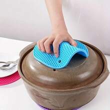 Air Fryer Silicone Honeycomb Heat Insulation Mat, Tea Cup Mat, Dining Table Mat, Pot Mat, Nordic Style.
