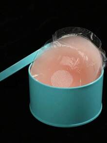 2/6/10PCS Reusable Women Breast Lift Nipple Cover Invisible Adhesive Strapless Backless Stick On Bra Silicone Breast Stickers With Iron Box Packing - Baby Pink - View 3