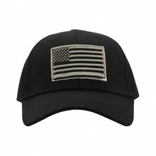Women Men Patriotic Baseball Cap Flag Patch Summer Dad Hat And Bandana Scarf Set For Outdoor Travel Gym Sports - Black - View 7