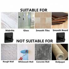 1/3 Piezas Gancho de pared autoadhesivo - Ganchos fuertes blancos para toallas de baño - Soporte para toallas de cocina - Se adhiere para uso intenso e impermeable, Barra de toallas de baño, Soporte para paños de té