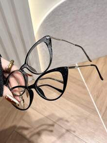 modische Brille - 2 pcs kombinasi warna hitam dan abu-abu - View 3