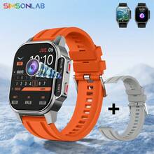 SIMSONLAB 2.13-Inch HD Front Camera Smart Watch For Man , OLED Screen Material, Waterproof Design, Support SIM Card Insertion , Support GPS/Beidou/Granus Support WIFI 2.4G Full Touch Square Screen Plug-In Calls Complete WhatsApp Market Good Gift Good Stylish Goodies - Multicolor - View 12