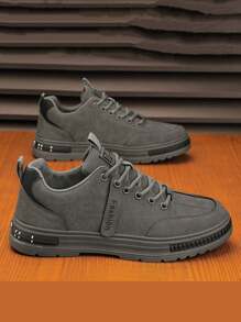 Men's All-Season Functional Shoes Work Safety Shoes - Non-Slip, Durable, Breathable Low-Top Lace-Up Sneakers, High-Quality Fabric Soft Upper PU Upper And PVC Rubber Sole, A Variety Of Multi-Color Khaki, Gray Are Very Suitable For Leisure And Outdoor Activities Travel Mountaineering Construction Site Work Safety, Walking Multi-Functional Shoes