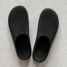 Men's New Closed Toe Slip-On Sandals, Soft Sole Fishing Shoes, Thick Bottom Slippers