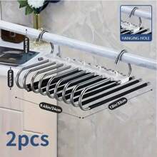 1pc Upgraded Collapsible Pants Hangers,Clothes Hanger With S-Type Stainless Steel,Multifunctional Closet Organizer, Closet Organizer For Pants Jeans Scarf Hanging For Mother's Day,Valentine's Daybedroom,Organizer,Organiser,Home Storage,White T Shirt Women,Black Pants Women,Ladies Winter Clothes,Dress,Winter Clothes For Ladies,Elegant Woman Dresses,White Shirt For Ladies,Long Sleeve,White Jumpsuit For Women,Spring Dresses For Women,Spring Outfits For Women,Spring,Spring Clothes,Minimalist,Summer Tops