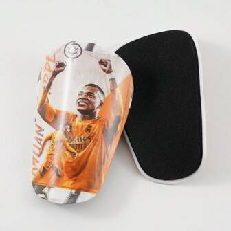 1ペアミニサッカーシンガード、厚手の大人用シンガード - 耐久性のあるミニサッカー脚プロテクター、オールシーズン使用可能