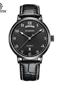 OCHSTIN Herren Uhr Automatikuhr für Herren, luxuriöse königliche Geschäfts Mechanik Sport Männer Uhr mit automatischem Datum und Tag, Lederarmband