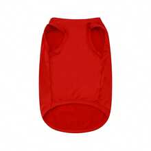 1pc Rose Print Inspirational Breathable Tank Top, Suitable For All Seasons - Red - View 4