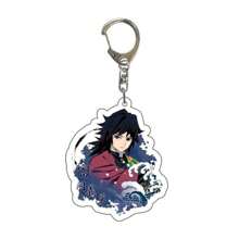 bandai Cartoon Bag Hanging Decoration Acrylic Key Chain : Kimetsu No Yaiba Iguro Obanai Cute Y2K Cartoon Pendant, Suitable For Shoulder Bags And Backpacks And Keys, The Perfect Gift For Fans, Cosplay Party Decoration Pendants Car Pendants Creative Anime Derivatives, Japanese Comic Pendants, Senior Anime Fans Collections, Otaku Series Gifts , Cheap Holiday Gifts