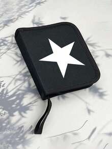 1pc 40pcs CD/DVD Case Holder: Portable Wallet Disc Storage Binder For Car, Home & Travel - Keep Your Discs Organized!Suitable For Daily Use,Birthdays, Holidays, Vacation,Daily Storage,Mother's Day Gift - Black - View 3