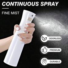 Continuous Spray Bottle For Hair (10.1oz/300ml) One Pack Home Essentials Spray Bottles For Cleaning Empty Ultra Fine Water Mister Sprayer For Hairstyling Garden Plants Curly Hair - Multicolor - View 17
