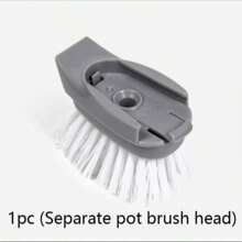 1 Set Dish Brush With Soap Dispenser, Long Handle Kitchen Brush For Cleaning Pots, Sink And Stove, Durable Scrub Brush For Cast Iron Skillet And Baking Sheets