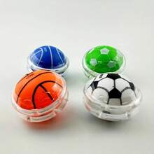 1pc Sports Yoyo - Auto Retract Fidget Ball, Basketball & Football Pattern, Perfect Party Gift & Classroom Reward(Random Color) - Multicolor - View 8