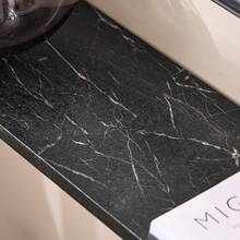 SoBuy Vintage Console Table Metal Hallway Table Decorative Table Sideboard Side Table W X H X D Approx. 120 X 65 X 20 Cm Natural & Black FSB19-E - Black - View 8