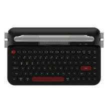 NACODEX NACODEX-AF84 Dünne Folientastatur, 84 Tasten, kabellos Bluetooth Dual-Modus, Hot-Swappable, geeignet für Frauen, Büro, Computer