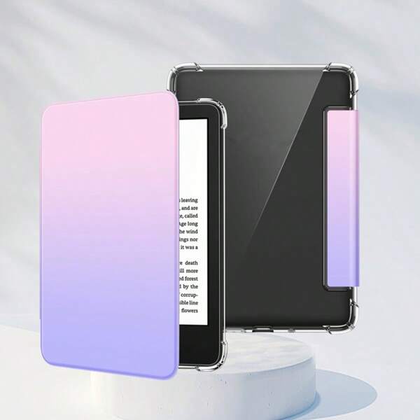 Slim Case For Case For Kindle 2024/2022 6 Inch/Kindle Paperwhite 11th Gen 2021(6.8")/All-New Kindle Paperwhite 12th Gen 2024 (7") & Kindle Colorsoft Signature Edition, Ultra Clear Soft Flexible Transparent TPU Back Cover Light Shell With Auto Wake/Sleep .