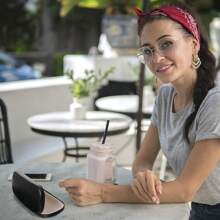 A Hard Glasses Case, Portable Glasses Case, Protective Spectacle Frame, Suitable For Most Men And Women's Glasses, Colorful Candy Glasses Case, Portable Storage, Sturdy Protective Container, Gender Reveal Party, Perfect For Birthdays, Weddings, Parties, The Perfect Gift For Colleagues, Friends, And Family, Back To School