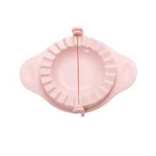 1 pieza Molde grande de plástico rojo para empanadillas, molde de presión para pastelería, apto para herramientas de horneado