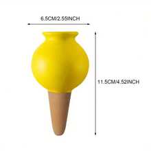 4pcs Ceramic Potted Dropper Device Water Seeper Self Watering Automatic Drip Irrigation System Portable Pot Culture Supply Portable Pot Culture Supplies 4 Colors Ceramic Potted Dropper Device Water Seeper Self Watering Automatic Drip Irrigation Automatic Watering System Ceramic Drip Irrigation Device Small Round Mouth Watering Can - Multicolor - View 12