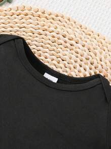 Newborn Unisex Baby Letter Printing Cute Bodysuit For Infant Boy Girl