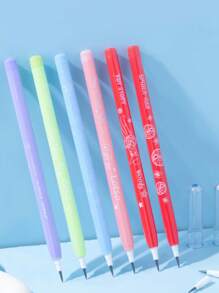 Disney 4pcs Disney Non-Sharpening HB Pencils, Elementary Student Exam Special Pencil, Children's Art And Stationery