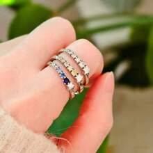 خاتم متساقط النجوم متمنى، أسلوب أوروبي وأمريكي، خاتم موضة بسيط ليتحقق الأمنية