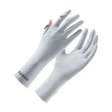 1 par de luvas de direção leves, anti-UV, sem dedos, respiráveis para ciclismo de verão, adequadas para mulheres, presente para namorada/mãe - Multicolorido - Ver 9