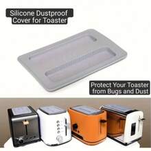 1pc Household Silicone Toaster Cover, Breakfast Sandwich Machine Toaster Top Cover, Multifunctional Dustproof Protective Kitchenware Cover, Kitchen Small Tools