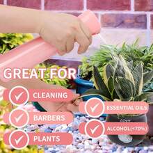 Continuous Spray Bottle For Hair (10.1oz/300ml) One Pack Home Essentials Spray Bottles For Cleaning Empty Ultra Fine Water Mister Sprayer For Hairstyling Garden Plants Curly Hair - Multicolor - View 11