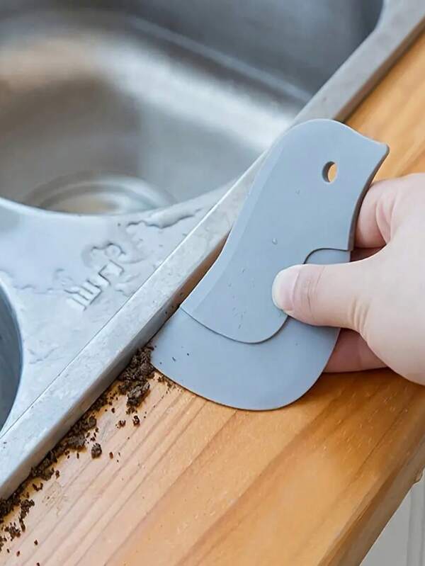 Silicone Penguin Pattern Scrub Brush, Kitchen Tool For Removing Grease And Baking