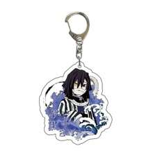 bandai Cartoon Bag Hanging Decoration Acrylic Key Chain : Kimetsu No Yaiba Iguro Obanai Cute Y2K Cartoon Pendant, Suitable For Shoulder Bags And Backpacks And Keys, The Perfect Gift For Fans, Cosplay Party Decoration Pendants Car Pendants Creative Anime Derivatives, Japanese Comic Pendants, Senior Anime Fans Collections, Otaku Series Gifts , Cheap Holiday Gifts