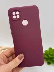 Capa Capinha Silicone Veludo para A22 4g / M32 - Marsala - Visão 2