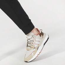 Adidas Men's Pants Spring New Arrival Training Sports Fitness Casual Simple Basic Tapered Cuff Long Sweatpants IA8181 - Black - View 7