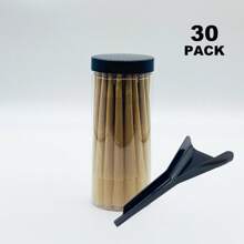 200/100/50/30 Stück Regenbogen Großformat Fertig-Cones Set - 110mm natürliche ungebleichte Drehpapiere mit Filtern, Verpackungsröhren & Trichter, ultraduenn & langsam brennende Trompetenrohr Drehpapiere | Buntes Rauchen Zubehör Set, Urlaubsgeschenke