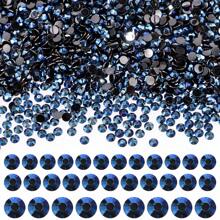 500pcs/1000pcs Resin DIY Jelly Rhinestones Flat Bottom Rhinestones Mini Rhinestones Jewelry Findings, Suitable For Phone Cases, Shoes, Clothes, 2mm/3mm/4mm/5mm/6mm