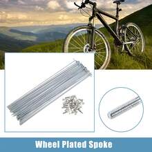 Bicycle Spokes Steel Bike Spoke With Nipples For Most Bicycle - 銀色 230mm 13G 36件鋼 - 查看 2