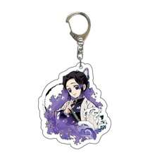 bandai Cartoon Bag Hanging Decoration Acrylic Key Chain : Kimetsu No Yaiba Iguro Obanai Cute Y2K Cartoon Pendant, Suitable For Shoulder Bags And Backpacks And Keys, The Perfect Gift For Fans, Cosplay Party Decoration Pendants Car Pendants Creative Anime Derivatives, Japanese Comic Pendants, Senior Anime Fans Collections, Otaku Series Gifts , Cheap Holiday Gifts