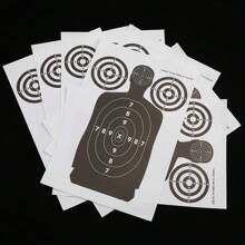 1 Pack Of 10 Shooting Target Papers For Shooting Practice