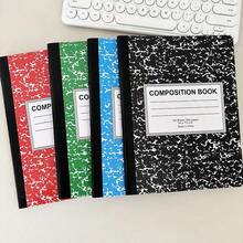 B5 100 Sheets Softcover Notebook, 200 Pages Line Composition Book, Stationery Supplies,School Supplies,Back To School - View 10