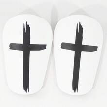 1双迷你足球护腿板，加厚耐用，四季皆宜 - 彩色 - 查看 46